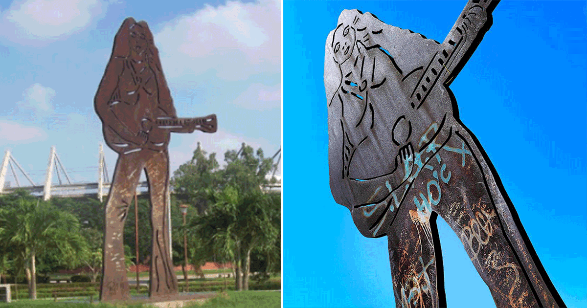 Shakira ¿Conocías esta curiosa estatua de Shakira en Colombia