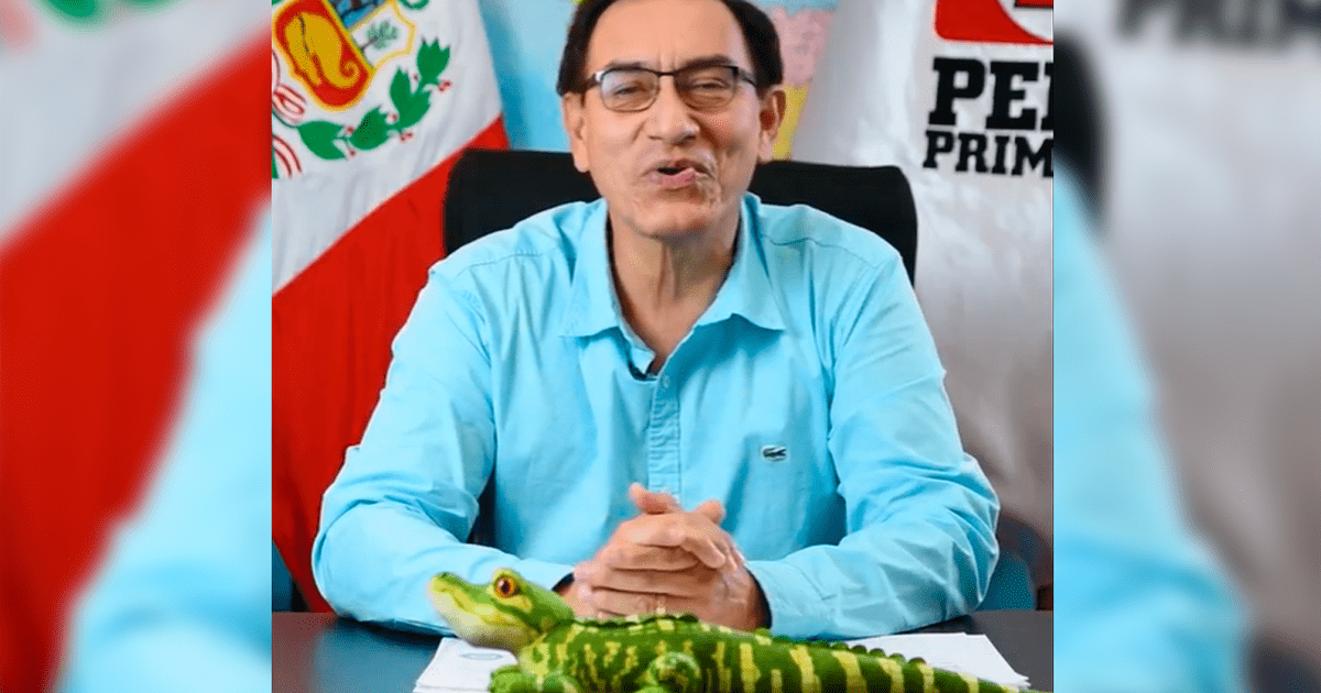 Martín Vizcarra Cuiden Su Hígado Expresidente Responde A Críticas Por Usar Un Lagarto Como 