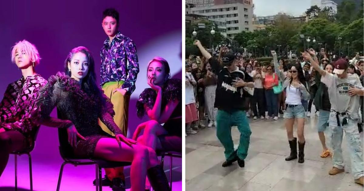 KARD en México: el grupo de k-pop sorprendió al unirse a un random ...