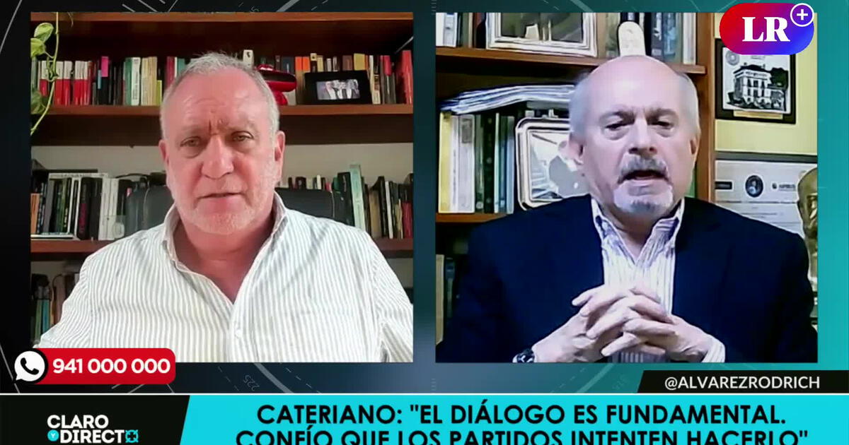 Pedro Cateriano: "Por Una Cuestión De Principios No Nos Oponemos A ...