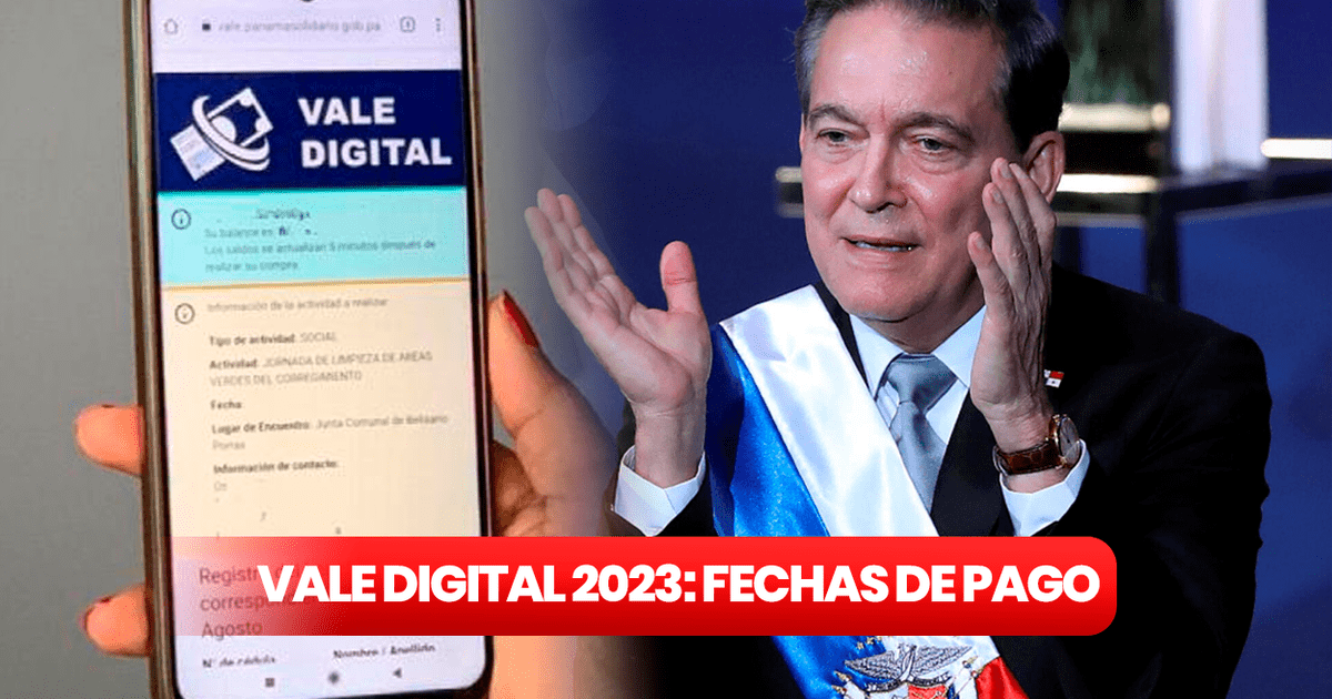 Vale Digital 2023: Revisa La Fecha De Pago Y Hasta Cuándo Cobrar El ...