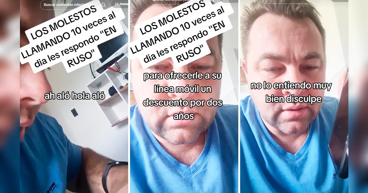 TikTok viral | Cansado de las llamadas no deseadas, hombre responde en ...