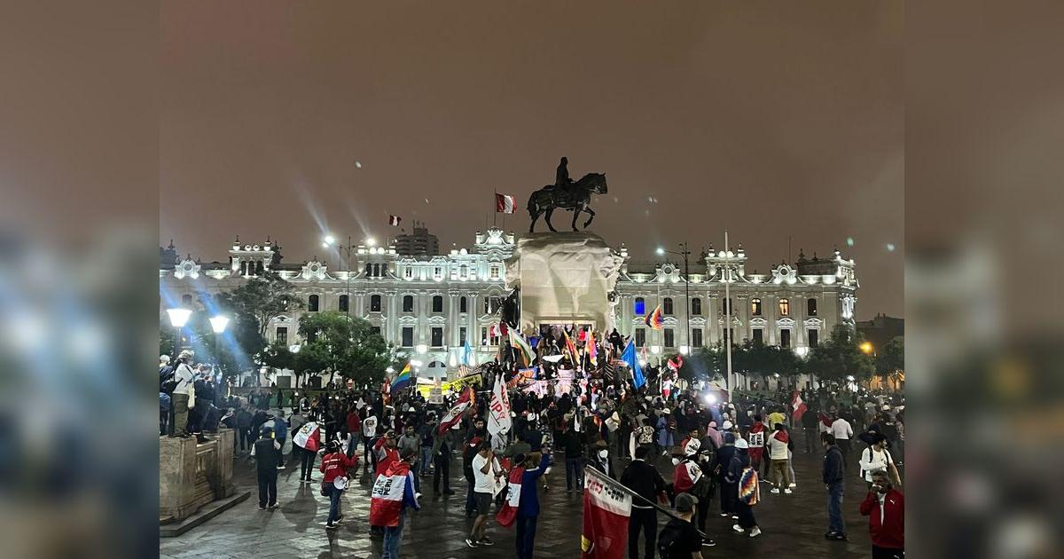Protestas en Lima: manifestantes contra el Gobierno de Dina Boluarte se ...