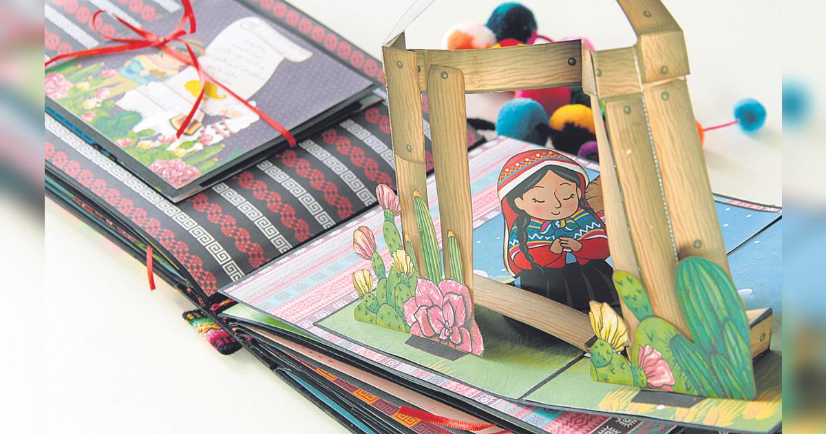 Un homenaje al Perú, tierra hermosa en un libro artesanal en 3D