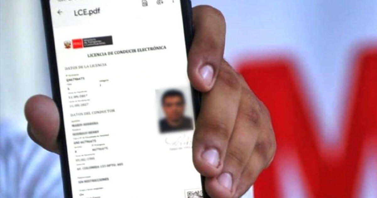 Licencia Virtual En El Mtc Consulta Cómo Descargar Tu Licencia De