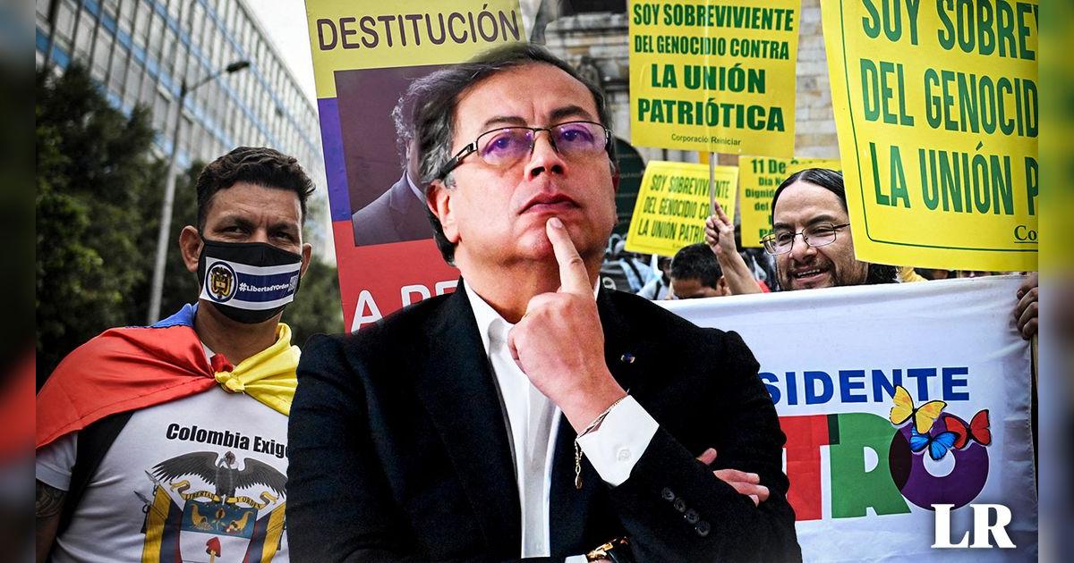 Gustavo Petro | ¿Cómo llega a su primer año de Gobierno?: escándalos y ...