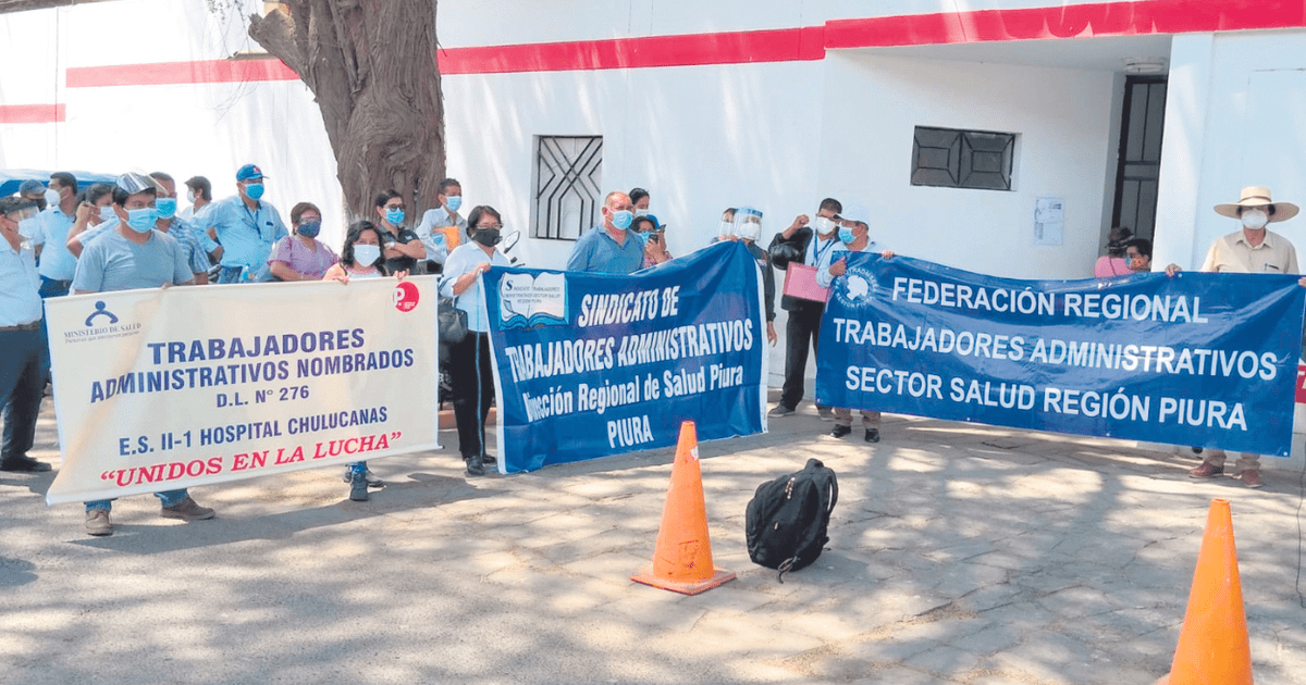 Trabajadores Del Sector Salud Superan Los 40 Días De Protestas Salud Piura Diresa 3757