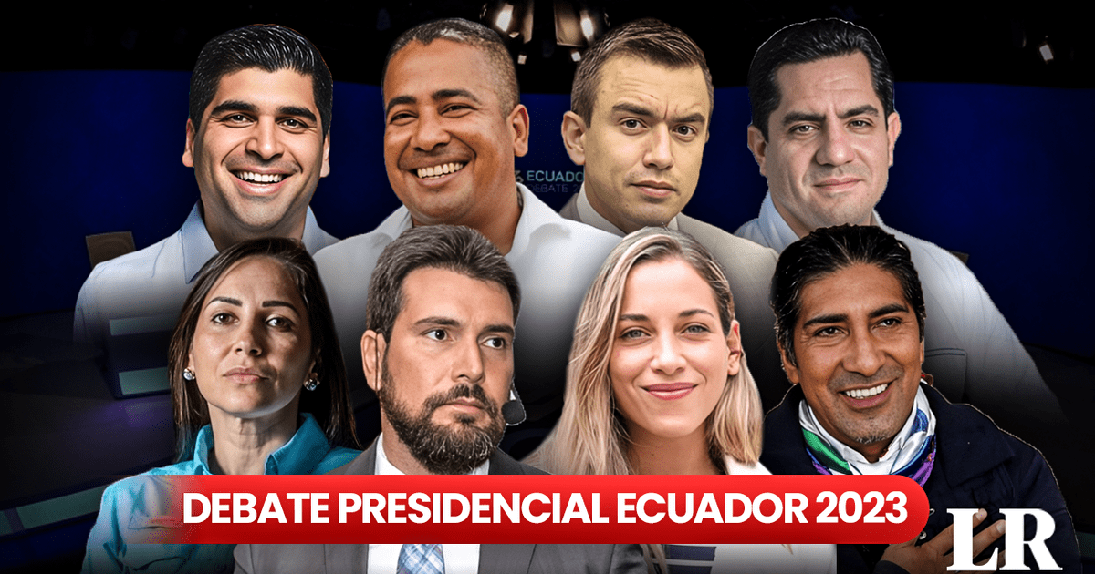 Debate electoral Elecciones Ecuador 2023 ¿a qué hora será el debate