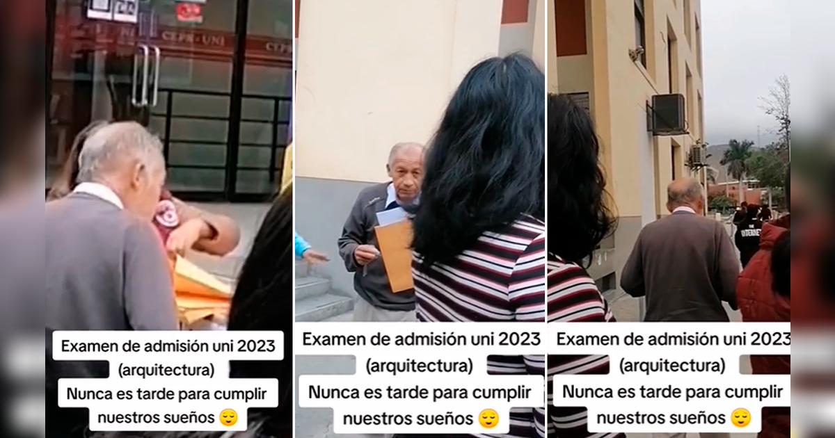 TikTok viral | Adulto mayor postuló a la UNI para la carrera de ...