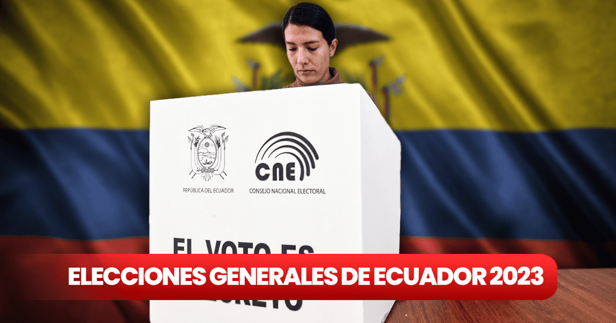 Elecciones Presidenciales Ecuador 2023 a qué hora se puede votar