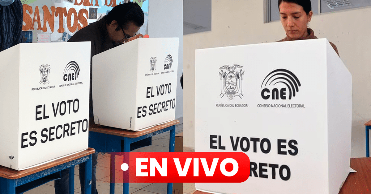 Resultados Elecciones Ecuador 2023 ¿quién va ganando, según el CNE