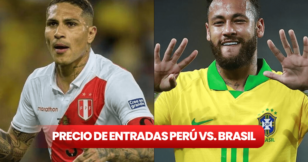 Entradas Perú vs Brasil precios, cuándo salen a la venta y cómo