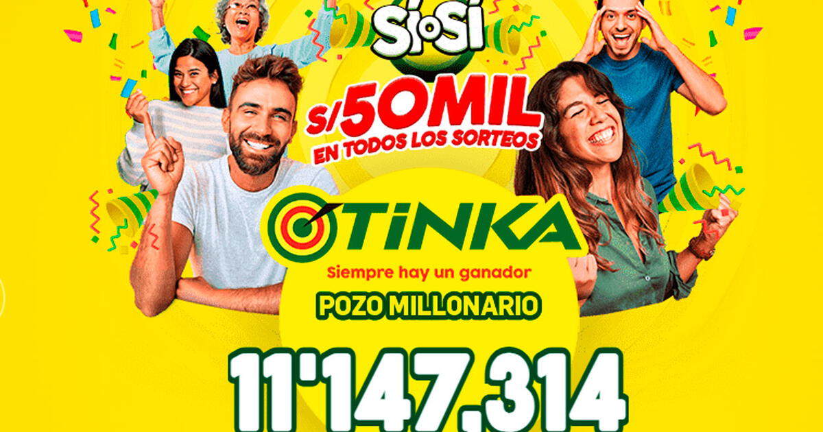 Pozo Millonario De La Tinka EN VIVO: Resultados De Boliyapa, Sí O Sí Y ...