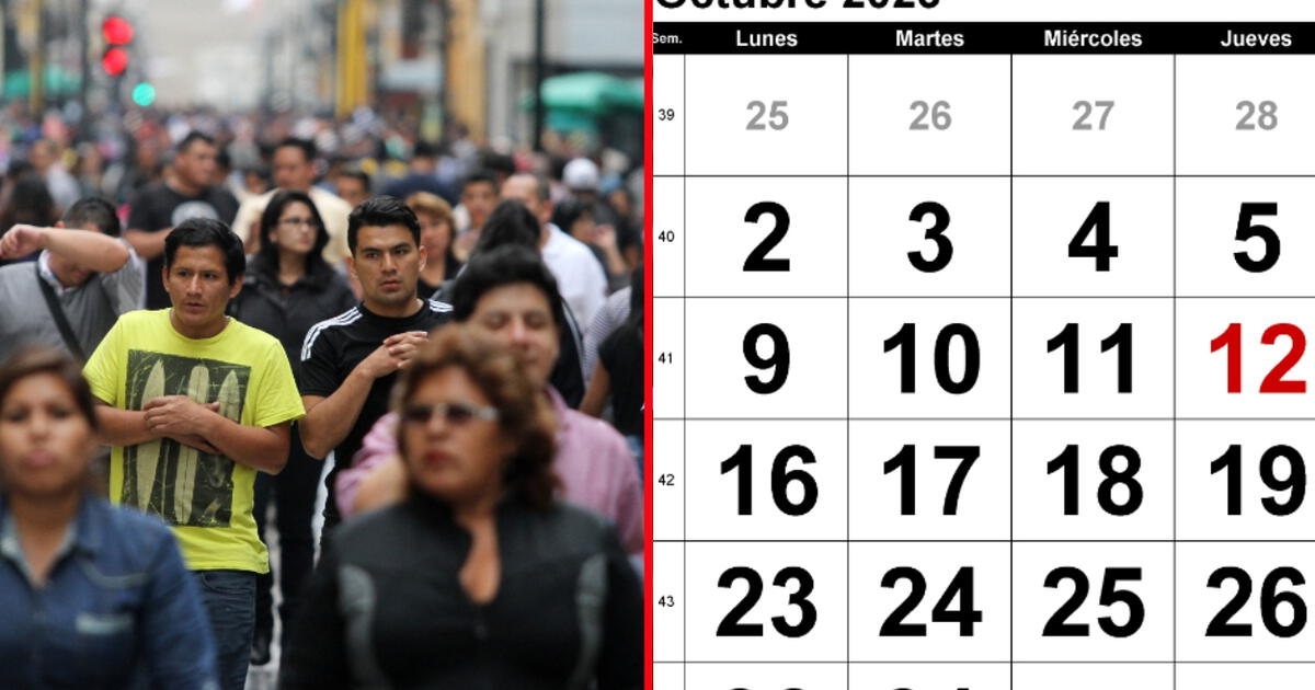 Revisa Lo último Que Se Muestra De Feriados En Octubre | Sociedad | La ...