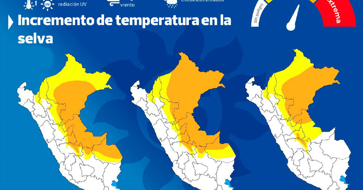 Senamhi : ¿Hasta Cuando Durará La Ola De Calor En La Selva? Esto Dijo ...