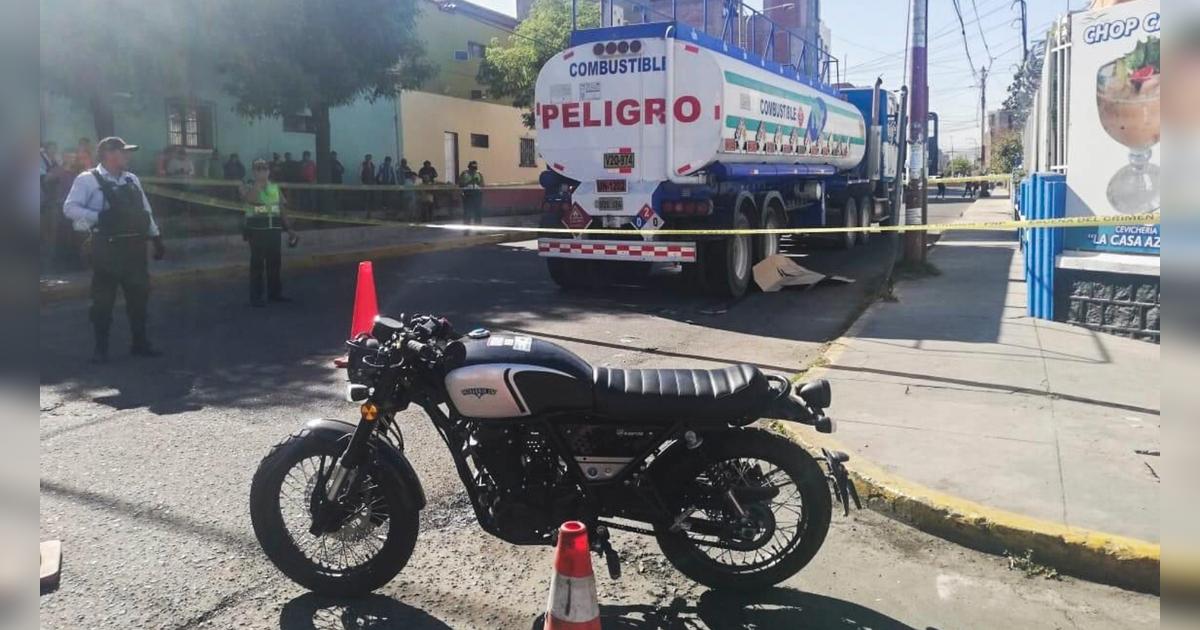 Accidentes causan la muerte de motociclista y de pobladora en Arequipa ...