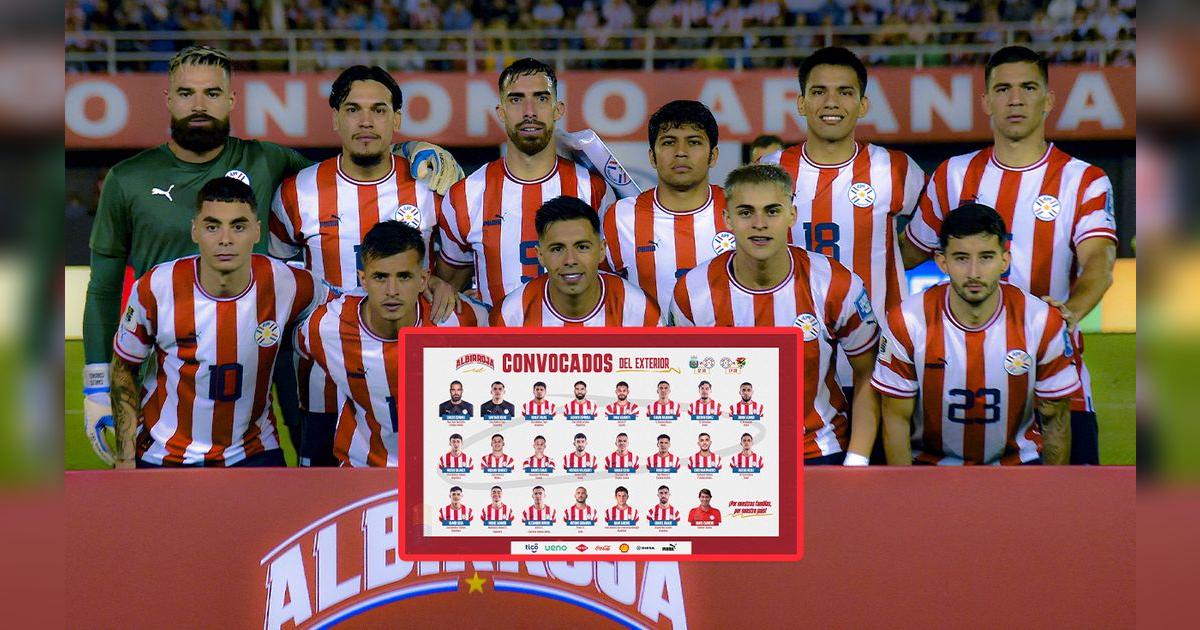 Partido Contra Paraguay anunció lista de convocados para partidos contra Argentina y ...