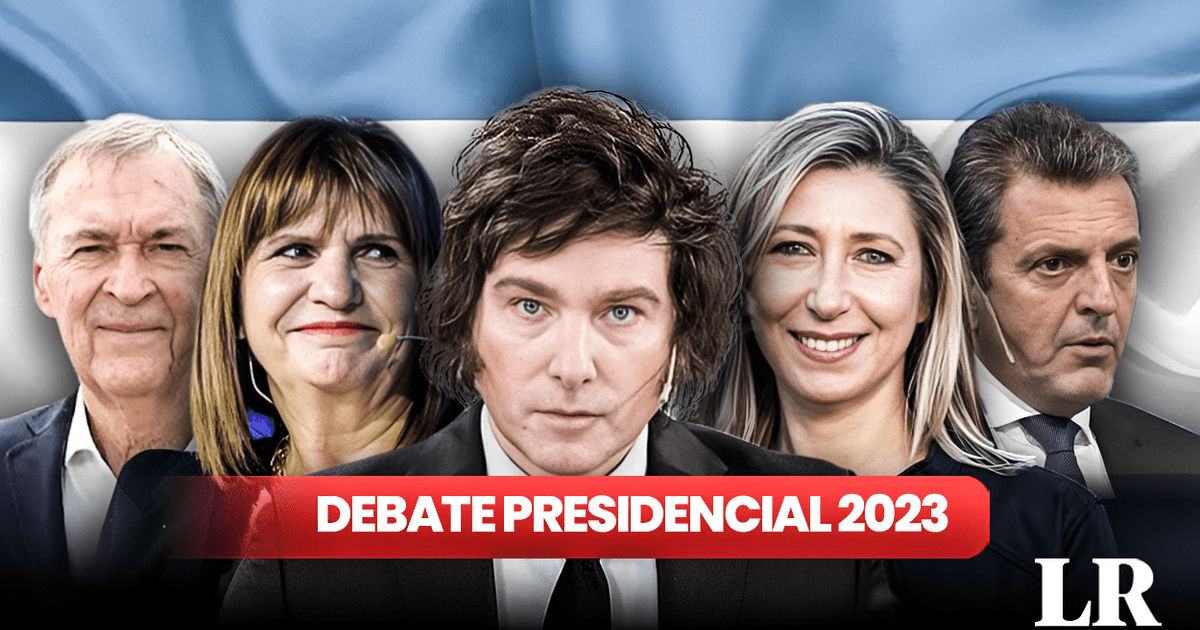 Debate presidencial 2023 en Argentina, últimas noticias candidatos