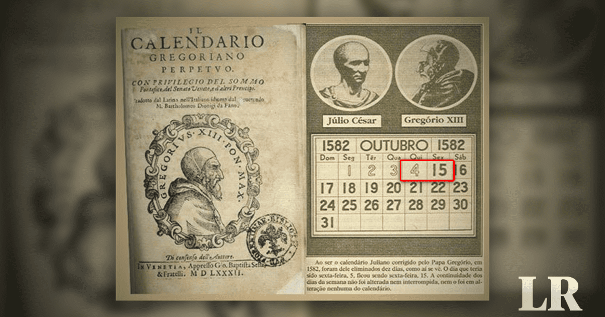 Octubre de 1582, cuando la humanidad desapareció 10 días del calendario en una sola noche 