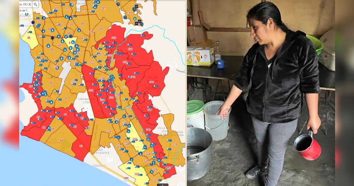Corte de agua en Lima: dónde está el único punto de abastecimiento en Villa María del Triunfo | Sedapal | Corte masivo de agua | EVAT | Sociedad | La República