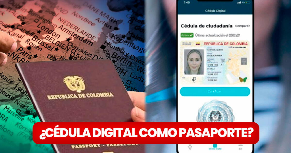 Cédula Digital Colombia: ¿sirve Como Pasaporte Para Viajar Al ...