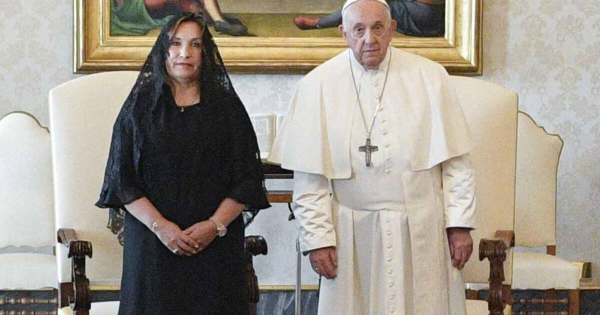 Dina Boluarte Se Reuni Con El Papa Francisco En El Vaticano Nvb