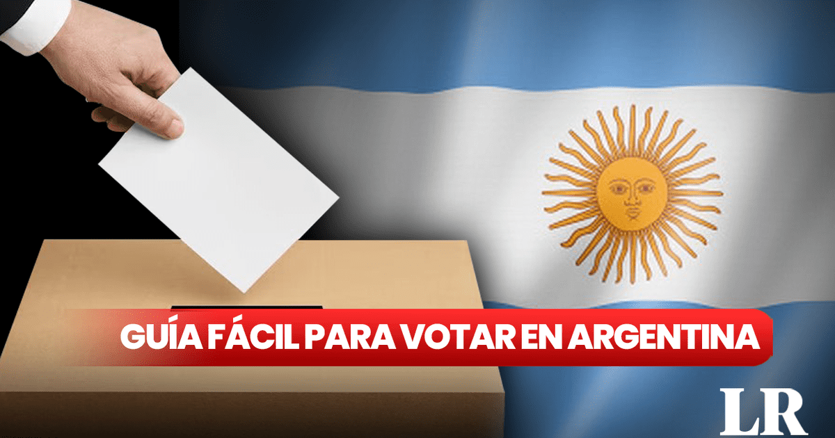 Elecciones Presidenciales 2023 Argentina GuÍa FÁcil Para Votar Este Domingo En Las Elecciones 0755