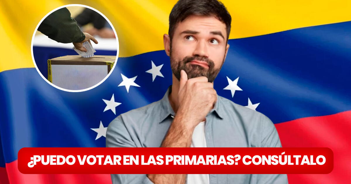 Primarias 2023 ¿Cómo sé si puedo votar en la Elección Primaria de