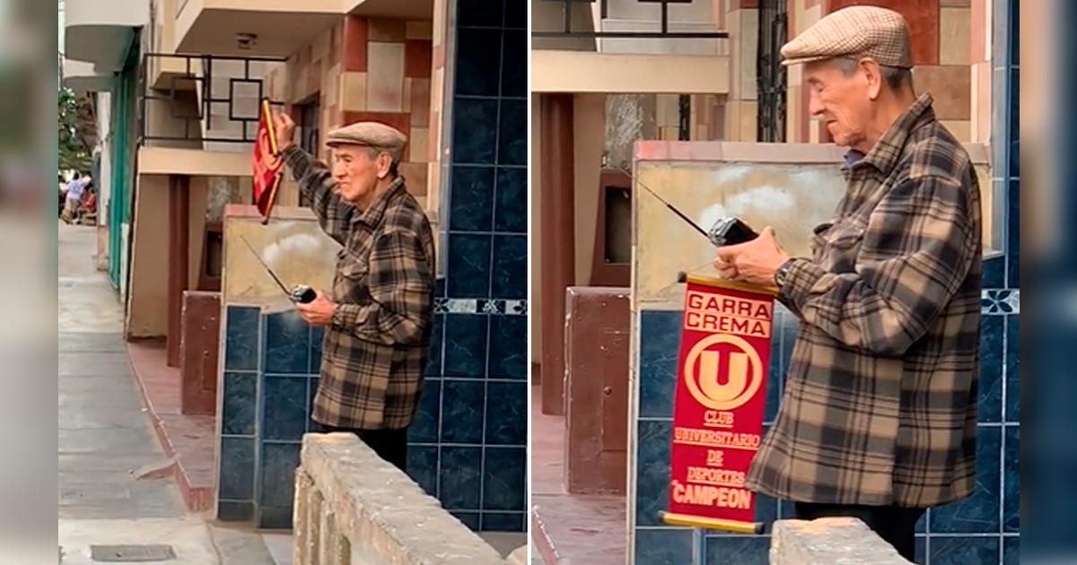 TikTok viral |Adulto mayor que escuchó el partido de la ‘U’ por una ...