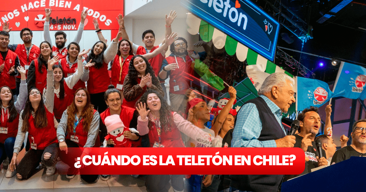 ¿Cuándo es la Teletón 2023 en Chile? Quienes serán los invitados para