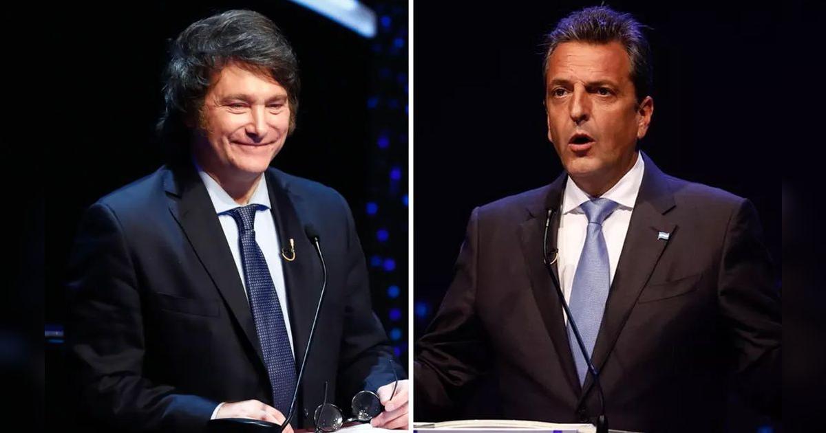 ¿A qué hora es el debate presidencial en Argentina entre Javier Milei y