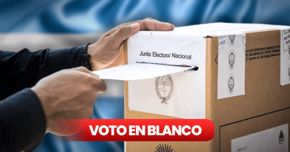 Voto En Blanco En Argentina 2023 A Quién Beneficia En El Balotaje Elecciones Argentina 2023 0991