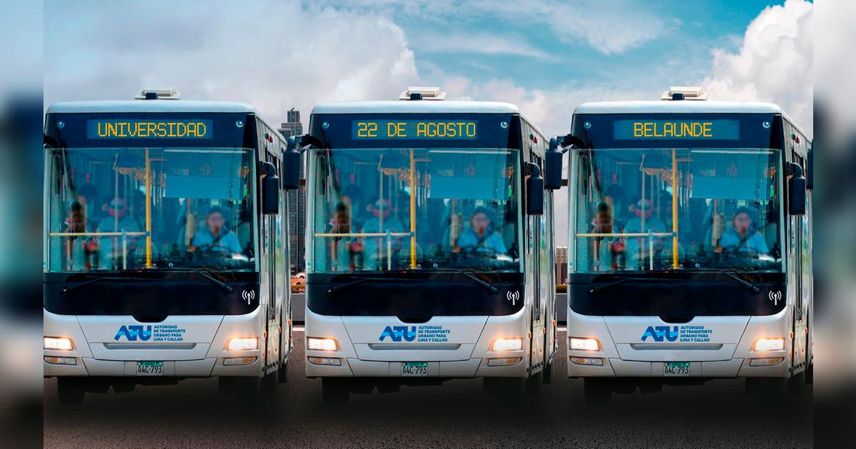 ATU: servicios del Metropolitano modificarán sus recorridos por ...