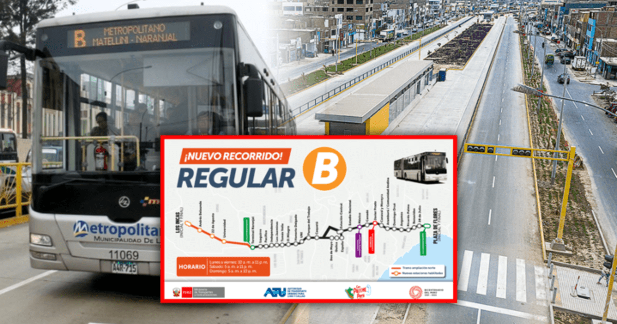 Metropolitano: Estas Son Las Estaciones Por Las Que No Pasará La Ruta B ...