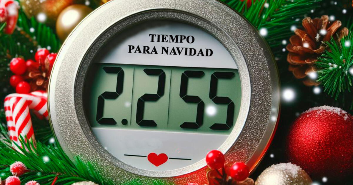 ¿Cuánto falta para Navidad 2023? Sigue AQUÍ la cuenta regresiva EN VIVO