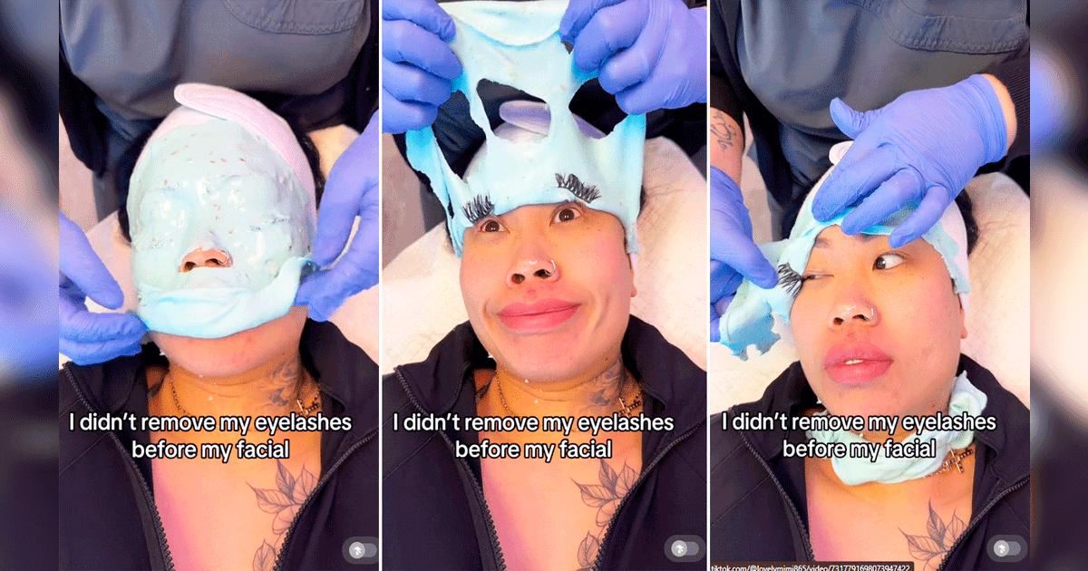 TikTok viral | Joven acude a salón de belleza para tratamiento facial y