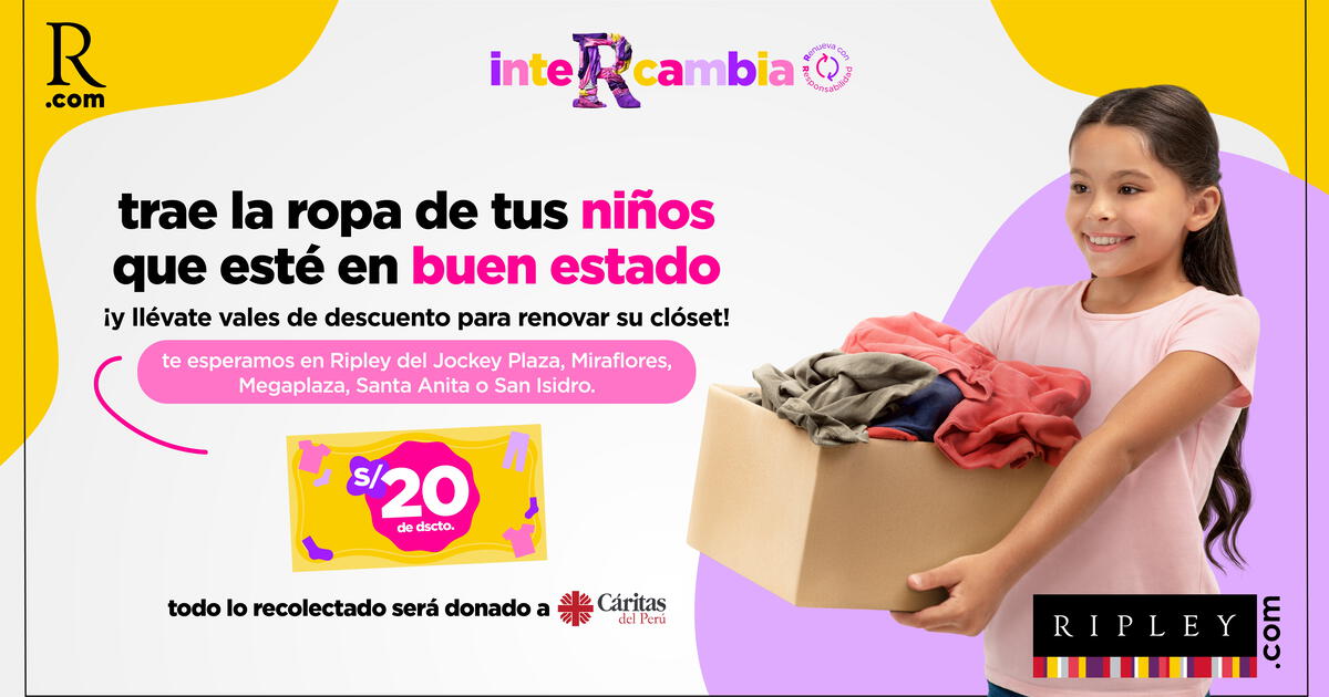 Regresa InteRcambia: La iniciativa de Ripley que logró la donación