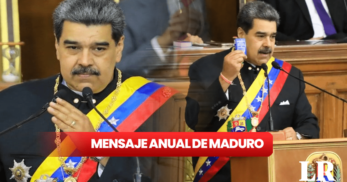 Mensaje Anual de Nicolás Maduro 2024 EN VIVO Qué dijo el presidente de