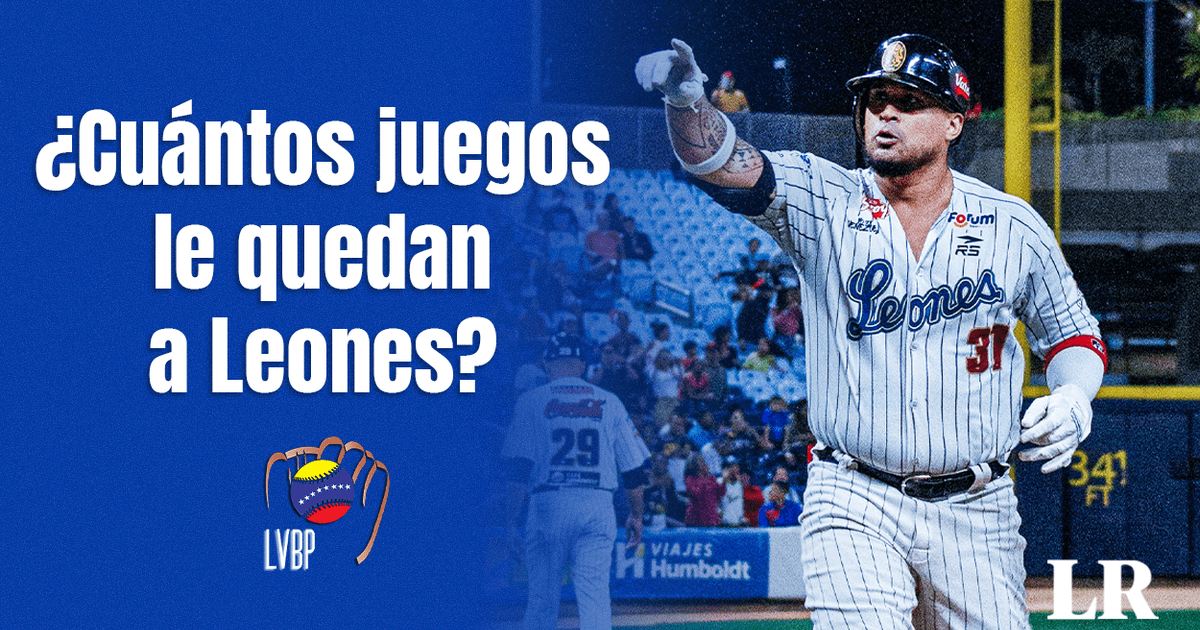 LVBP 2024: Próximos Juegos De Leones De Caracas | Calendario Round ...