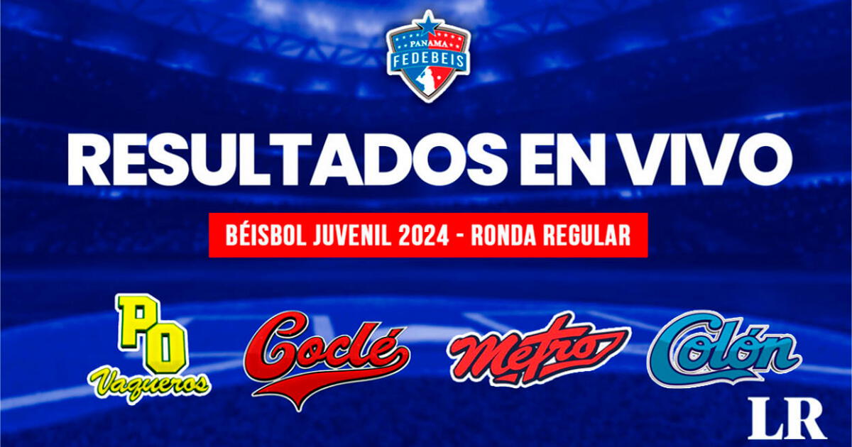 Resultados Y Tabla De Posiciones Del Béisbol Juvenil 2024 EN VIVO HOY ...