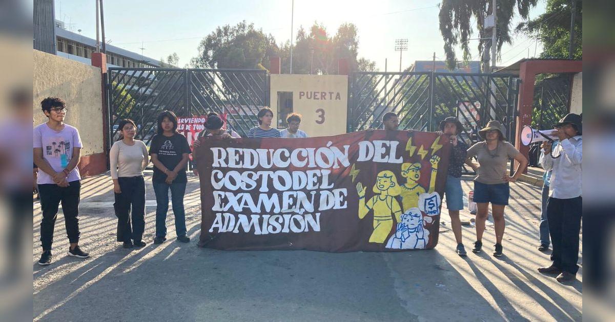 San Marcos: estudiantes protestan por incremento de costos en el examen ...