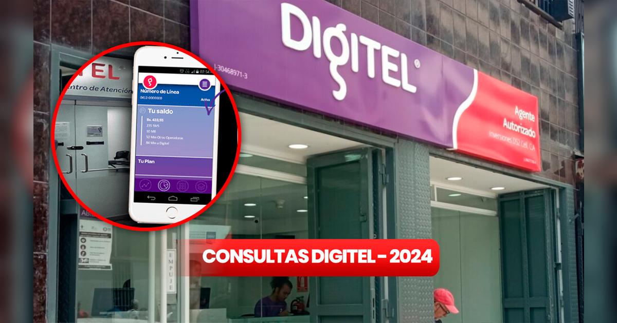 ¿Cómo consultar saldo en Digitel 2024? cómo cambiar plan Digitel