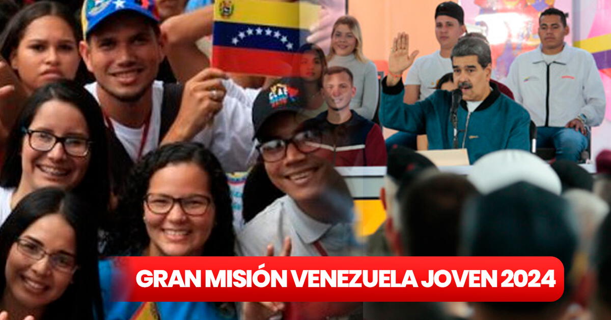 Gran Misión Venezuela Joven 2024 ¿existe este NUEVO BONO vía Patria