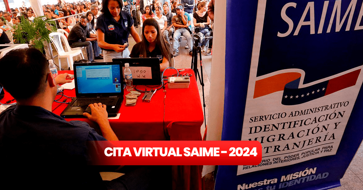 Cédula Saime 2024 ¿cómo solicitar cita en línea? cedulación saime