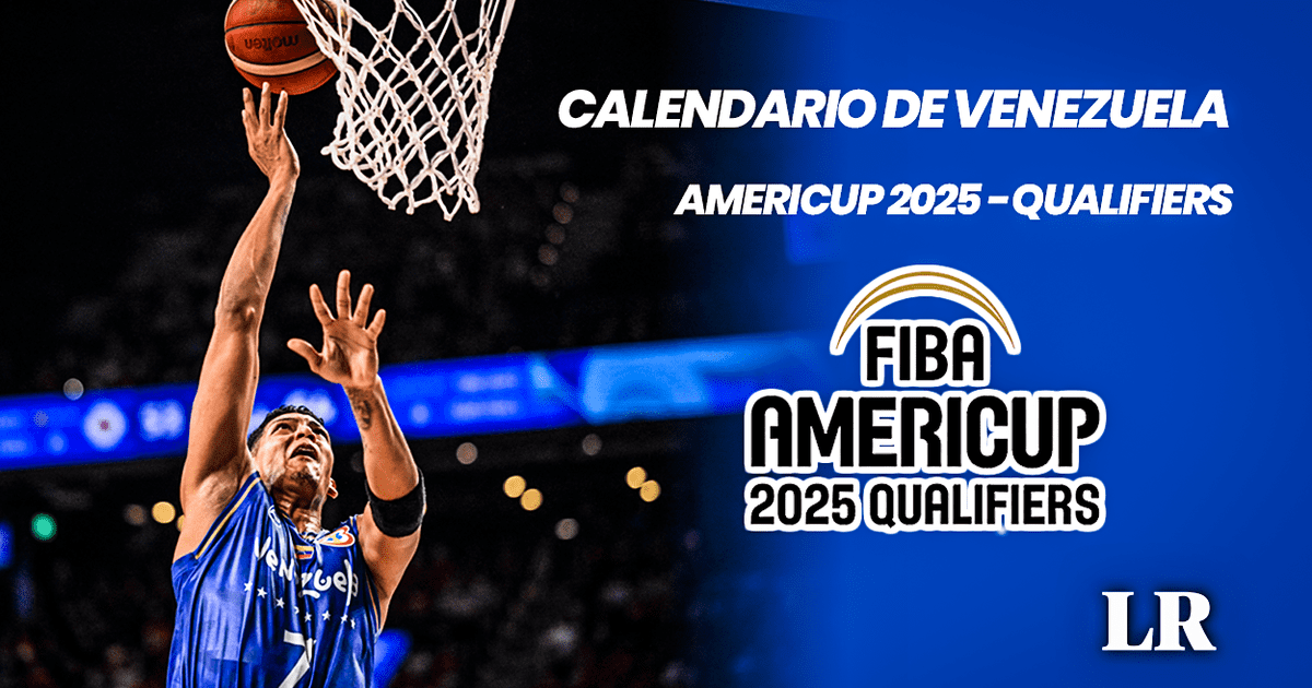 Calendario de Venezuela FIBA Americup 2025 Qualifiers juegos, fechas