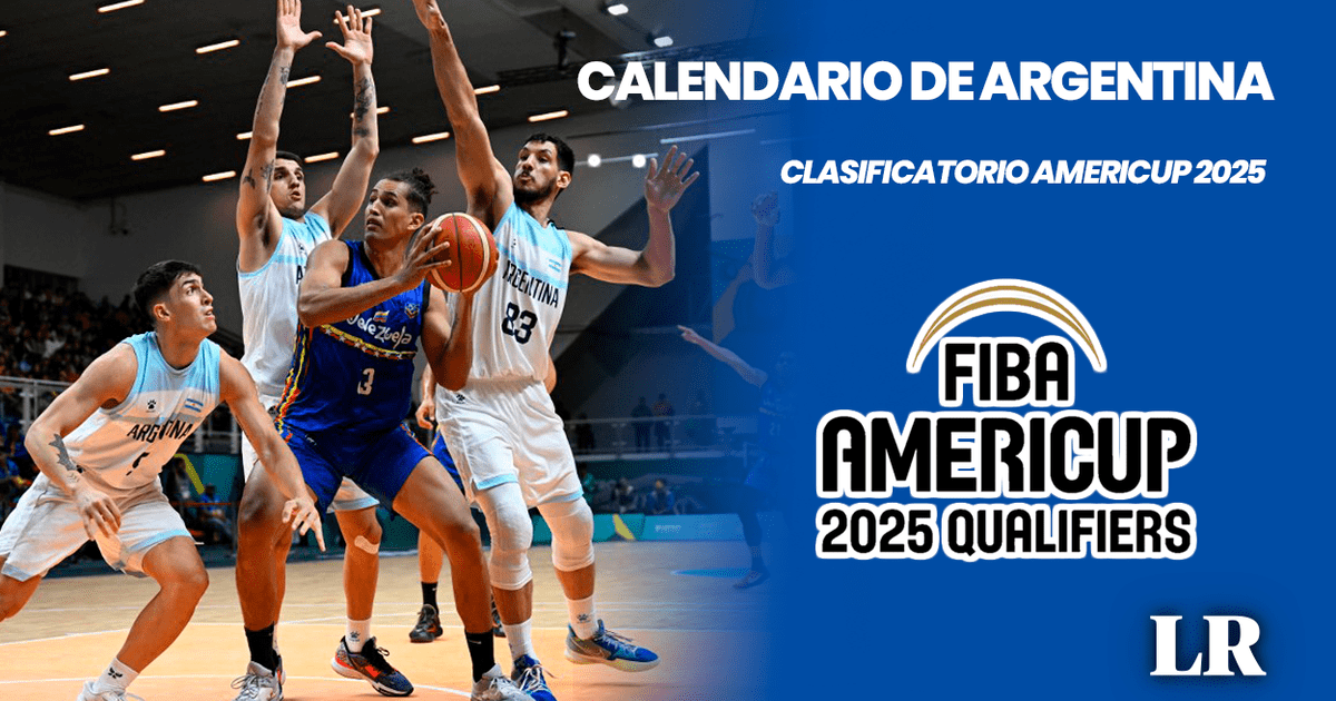 Calendario Argentina Clasificatorio FIBA Americup 2024 cuándo y a qué