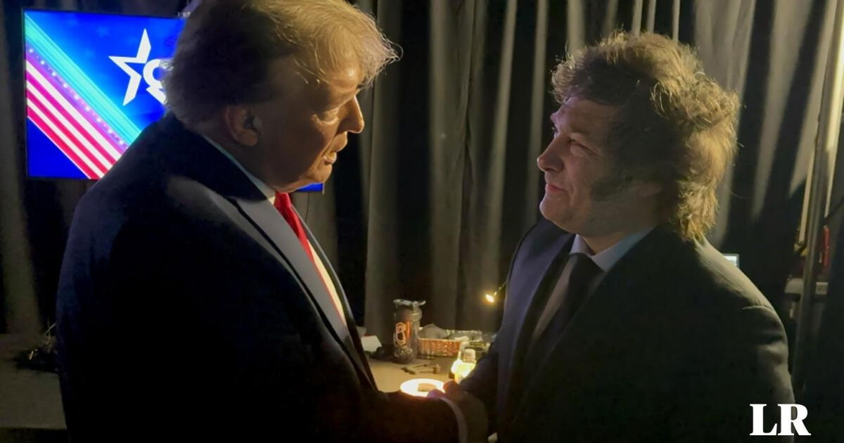 Donald Trump Y Javier Milei Se Encontraron Por Primera Vez: “Haz ...