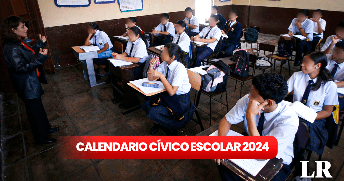 Minedu Calendario Cívico Escolar 2024 Perú conoce las fechas