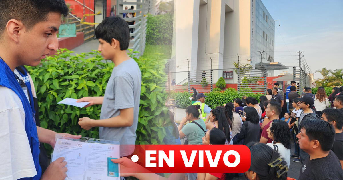 Resultados del examen de San Marcos 2024 EN VIVO Mira AQUÍ puntajes y