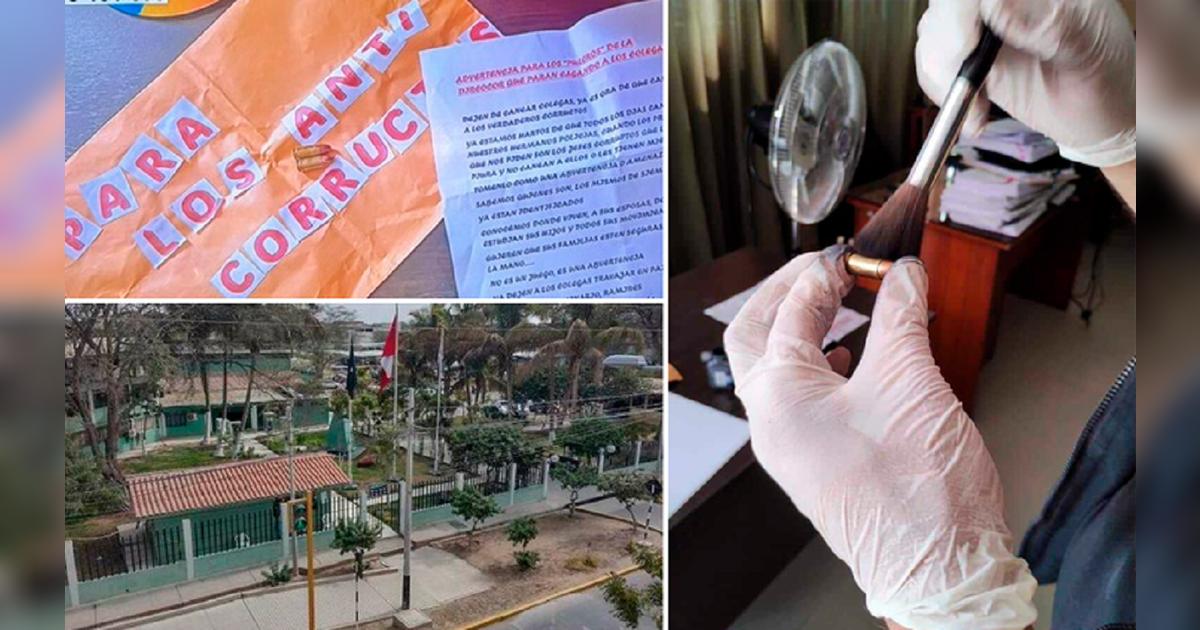 Piura: delincuentes dejan balas y sobre con amenazas de muerte en ...